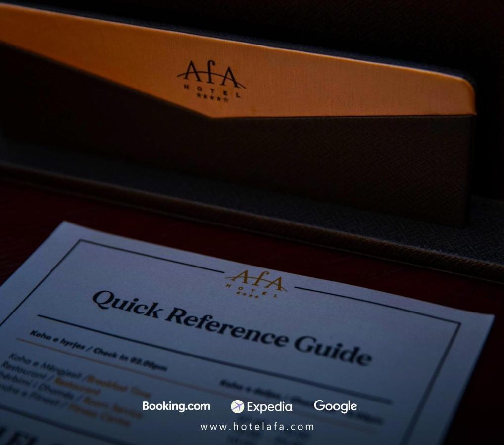 Hotel Afa Prishtine Bagian luar foto